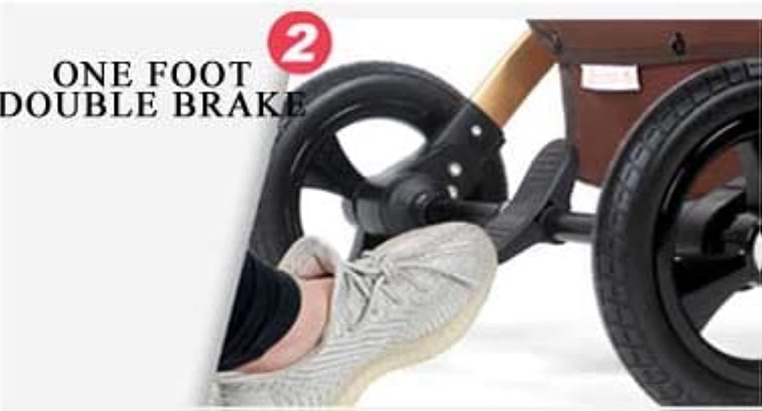 کالسکه زمستانه نوزاد COOLBABY – دارای سایه‌بان (Canopy)، قابل تبدیل به تریل نوزاد (Baby Bassinet Stroller)، مجهز به صندلی قابل‌چرخش (Reversible Seat)، با چرخ‌های لاستیکی و جذب‌ ضربه بسیار خوب – رنگ طوسی (Gray). 45