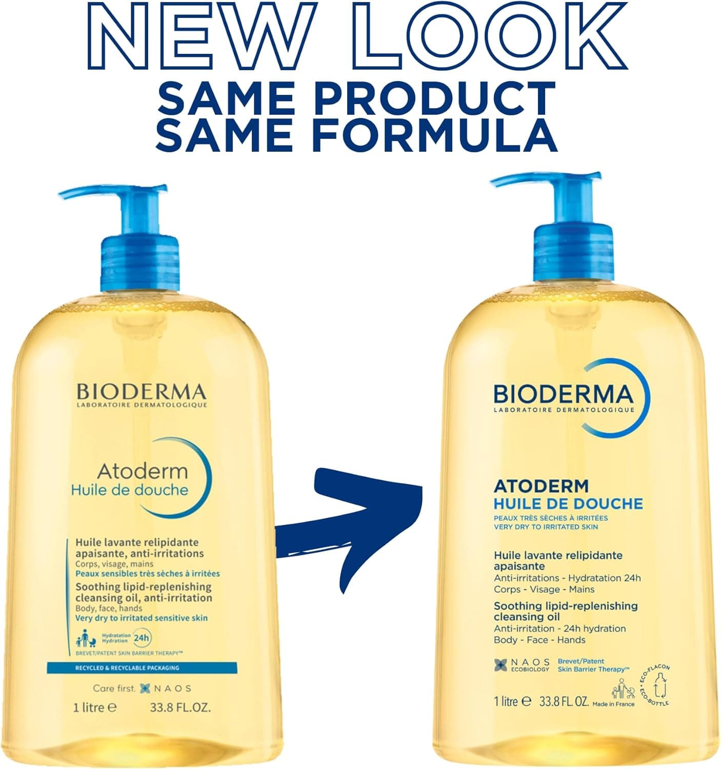 Bioderma Atoderm Huile De Douche روغن شست‌وشو – مناسب پوست‌های حساس، خشک و آتوپیک، ضد‌تحریک و تسکین‌دهنده. حجم ۱ لیتر.