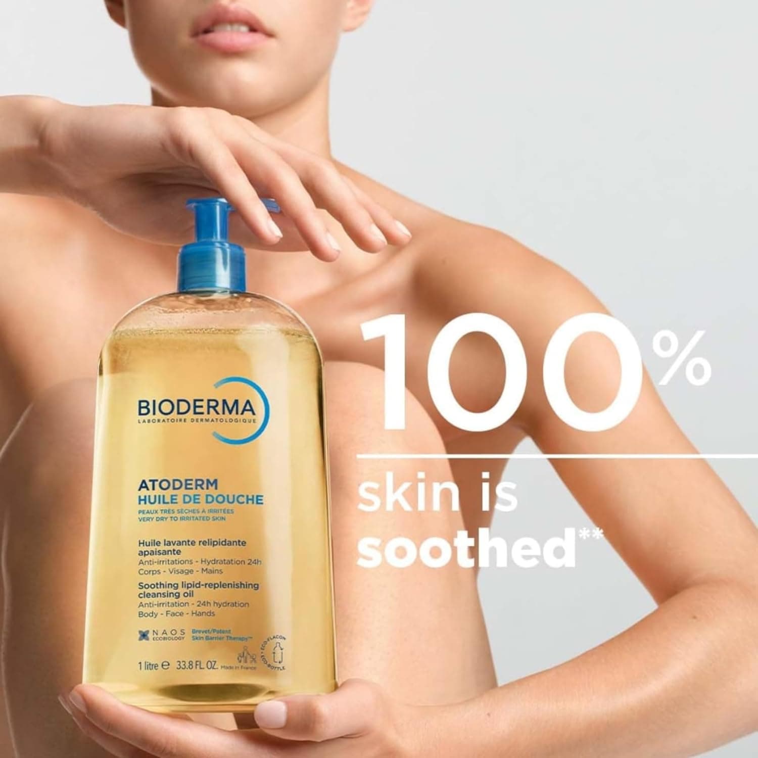 Bioderma Atoderm Huile De Douche روغن شست‌وشو – مناسب پوست‌های حساس، خشک و آتوپیک، ضد‌تحریک و تسکین‌دهنده. حجم ۱ لیتر. 548