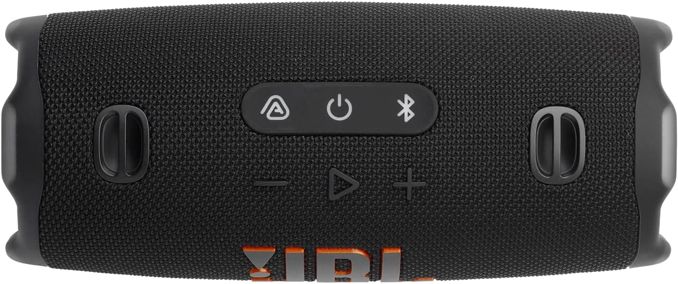 اسپیکر بلوتوثی قابل‌حمل JBL Charge 6 – ضدآب، مجهز به پاوربانک داخلی و فناوری Auracast، دارای ۲۸ ساعت پخش موسیقی، شارژ سریع، طراحی ضدضربه و صدای قدرتمند – رنگ مشکی. 1435