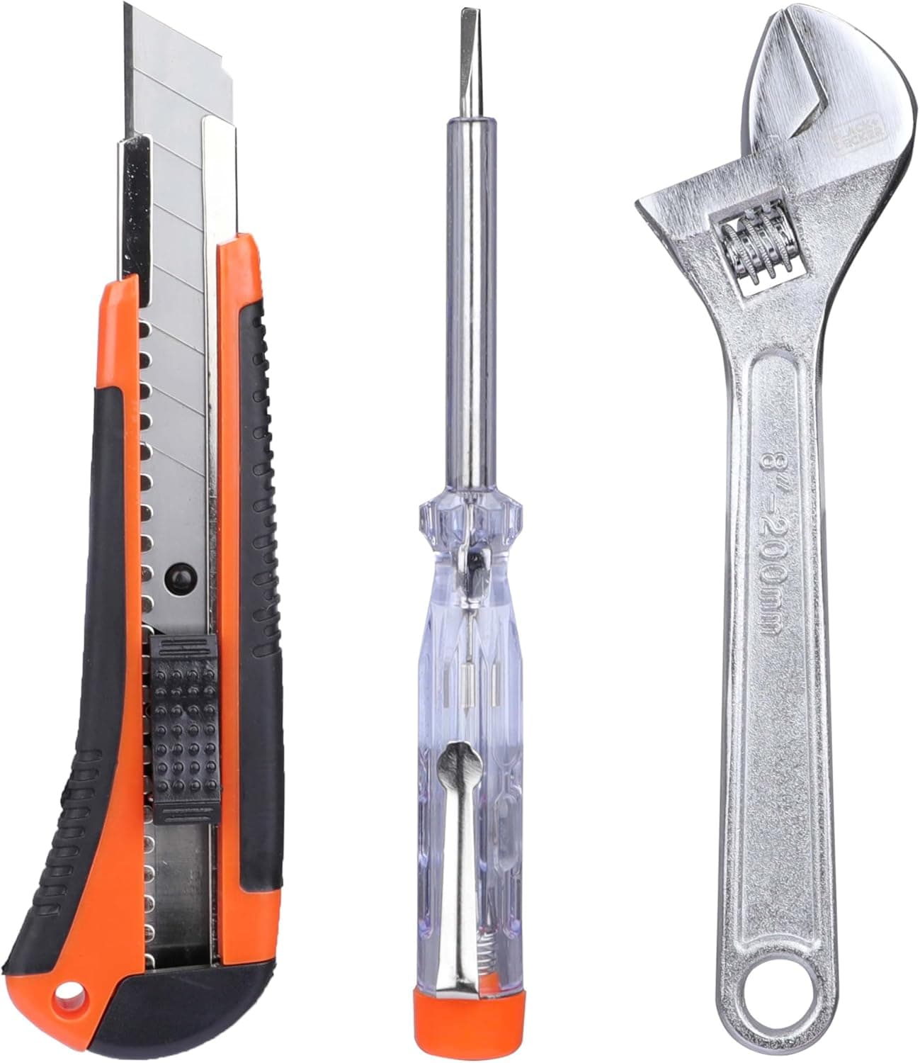 کیت ابزار دستی Black & Decker – شامل ۱۲۶ قطعه در جعبه ابزار، مناسب برای استفاده خانگی، DIY و حرفه‌ای، رنگ نارنجی/مشکی، مدل BMT126C، با ۲ سال گارانتی. 1487