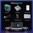 Mini Video Projector، قابل حمل 1080P 182