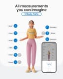 نوار اندازه‌گیری بدن RENPHO نسخه ارتقایافته 227