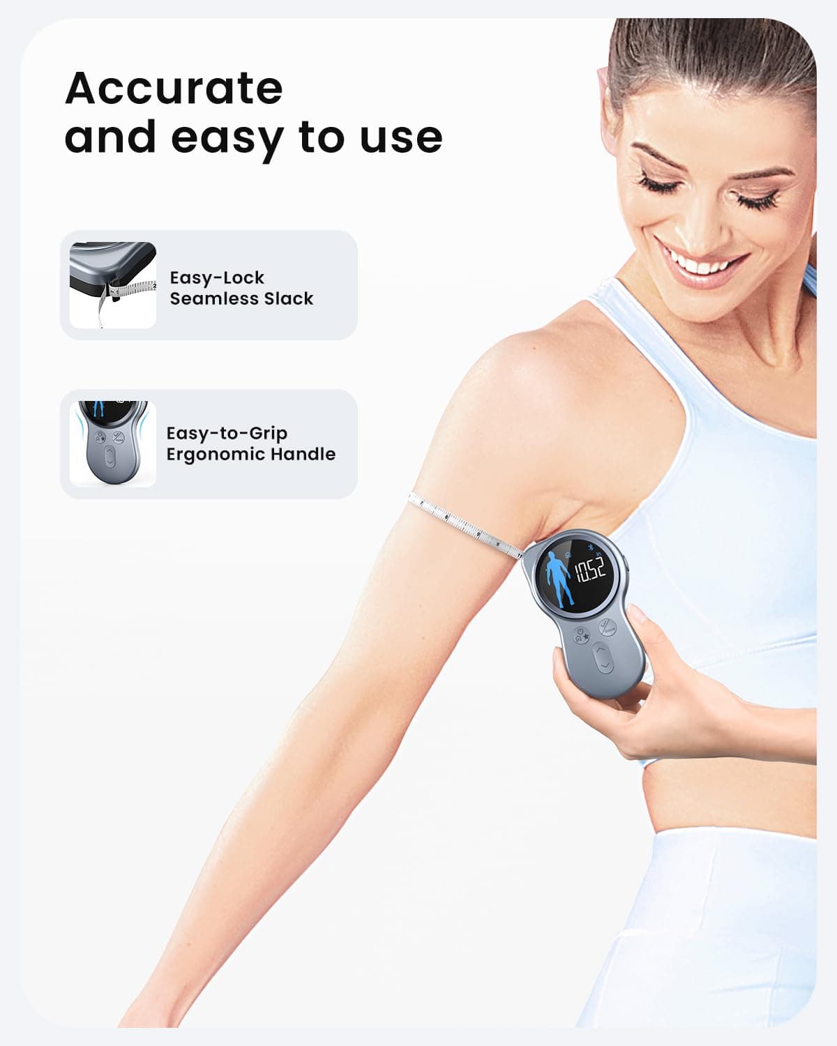 نوار اندازه‌گیری بدن RENPHO نسخه ارتقایافته 228