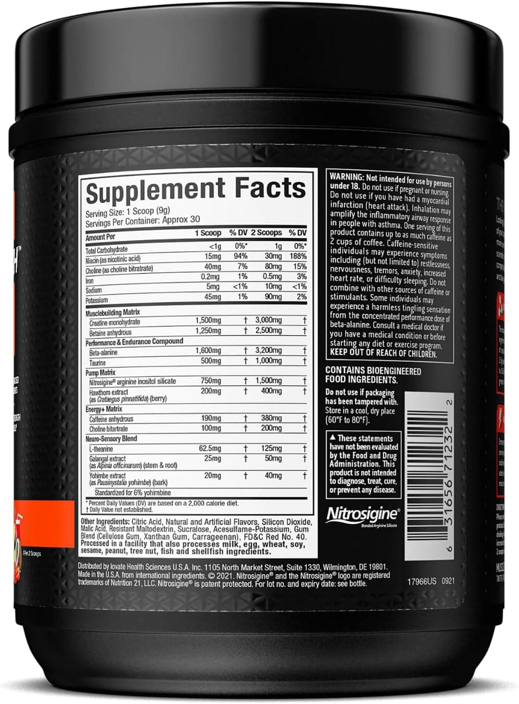 MuscleTech | Vapor X5 | پودر قبل از تمرین | انرژی پمپ عضلانی شدید | مکمل‌های تغذیه ورزشی عضله‌ساز برای زنان و مردان | Miami Spring Break | ۲۷۲ گرم | ۳۰ سروینگ