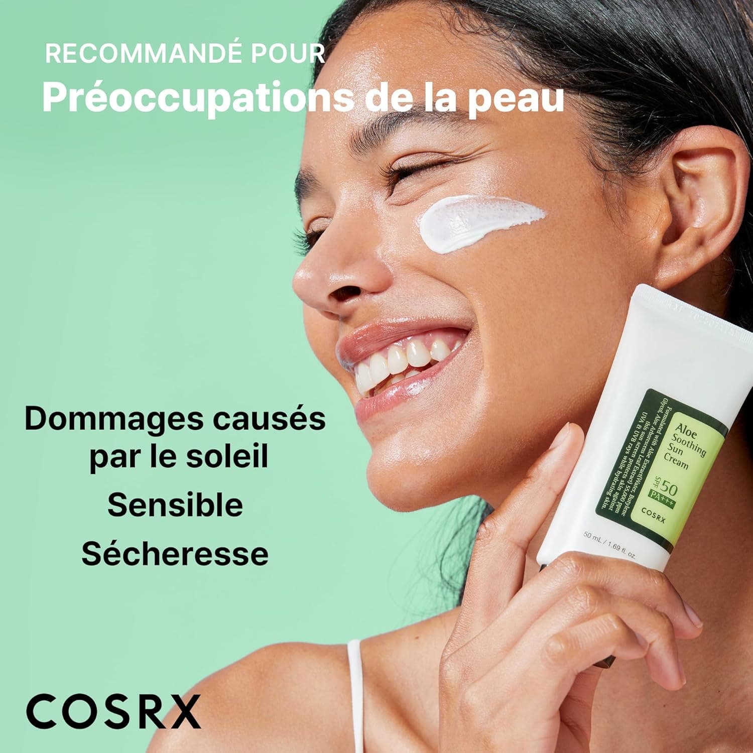 کرم ضدآفتاب COSRX Aloe Soothing – حجم ۵۰ میلی‌لیتر. 352
