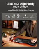 ماوس ارگونومیک ProtoArc، مدل EM11 NL، ماوس عمودی بی‌سیم بلوتوثی قابل شارژ، با قابلیت اتصال به 3 دستگاه مختلف برای Computer/PC/Laptop، ماوس اپتیکال 2.4GHz برای Windows و Mac OS، رنگ سفید طلایی 3563