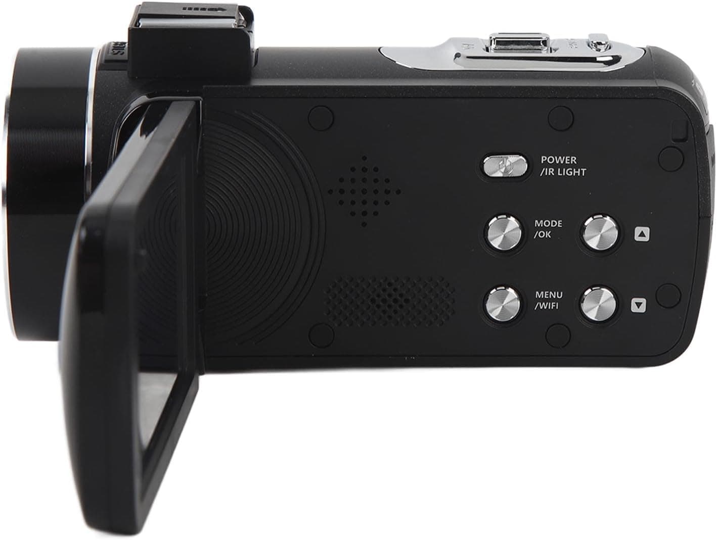 دوربین فیلمبرداری ویدئو 4K 30FPS 56MP با قابلیت شب، زوم 18X، میکروفون خارجی، ریموت کنترل - دوربین Vlogging قابل حمل با خروجی HD - ایده‌آل برای Vlogging و عکاسی 3580