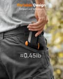 دستگاه دمنده هوای برقی WOLFBOX MF50 - دمنده هوای بی‌سیم فوق‌العاده قدرتمند با سرعت 110000RPM، مینی Blower سه‌سرعته قابل تنظیم با شارژ سریع، دمنده گرد و غبار برای کامپیوتر، کیبورد، خانه، فضای باز و خودرو MF 50 3589