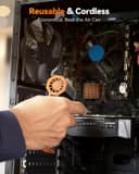 گردگیر برقی WOLFBOX مدل MegaFlow 50 با سرعت 110000RPM، دمنده مینی 3 حالته قابل تنظیم، بی‌سیم، شارژ سریع، مناسب برای گردگیری و حذف گرد و غبار در کامپیوترها، کیبوردها، خودروها، منازل و فضاهای بیرونی 3590