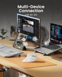 ماوس ارگونومیک ProtoArc مدل EM11 NL – بی‌سیم و عمودی (Vertical Mouse)، با قابلیت اتصال به چند دستگاه به‌صورت هم‌زمان، قابل شارژ از طریق USB-C، مناسب برای Windows، macOS، کامپیوتر، نوت‌بوک و لپ‌تاپ – رنگ سفید. 496