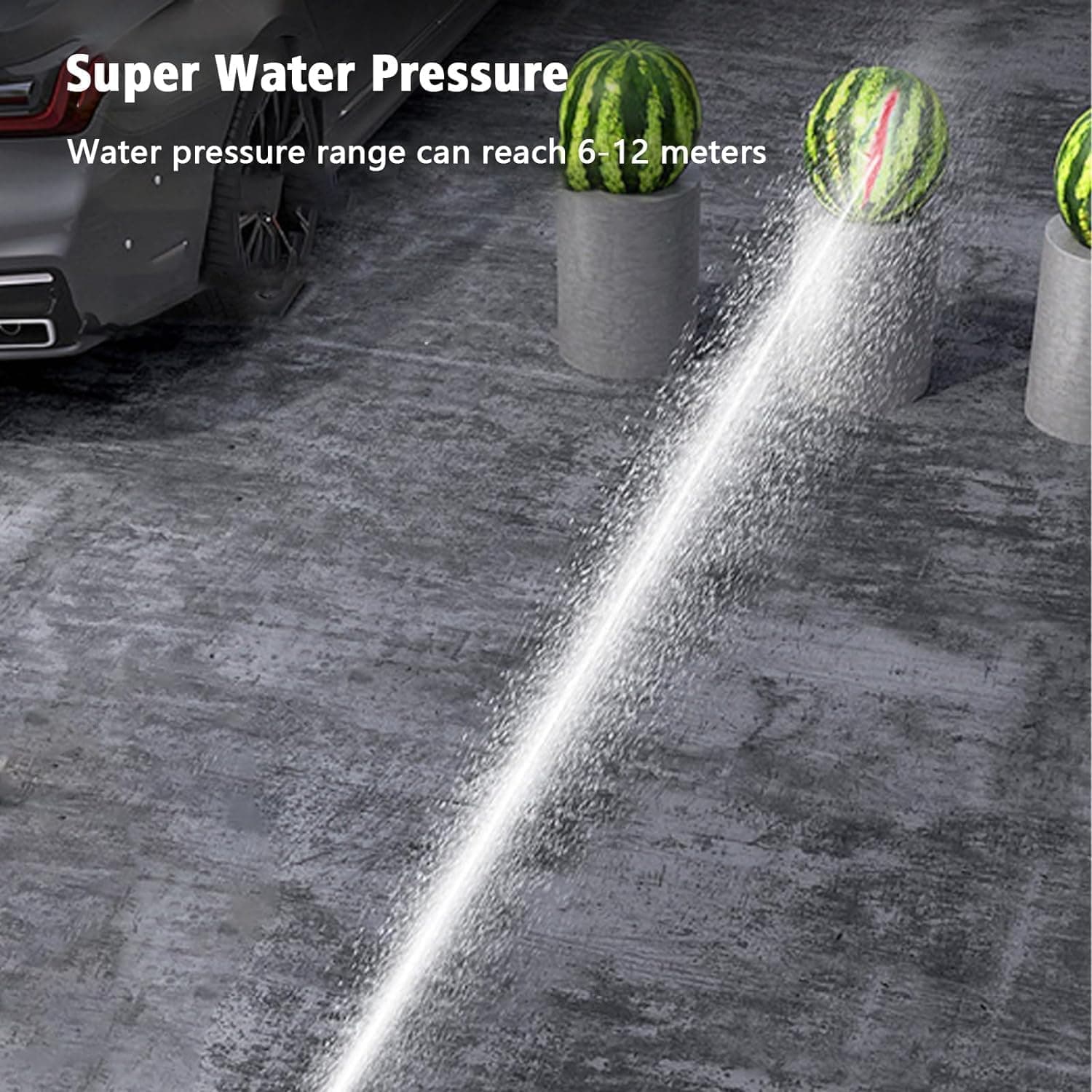 کارواش بی‌سیم با فشار بالا – دستگاه شستشوی قابل حمل خودرو، پاک‌کننده برقی با فشار قابل تنظیم در ۳ حالت، تفنگ شستشوی قابل شارژ برای خودرو، باغ و کف – رنگ سبز. 564
