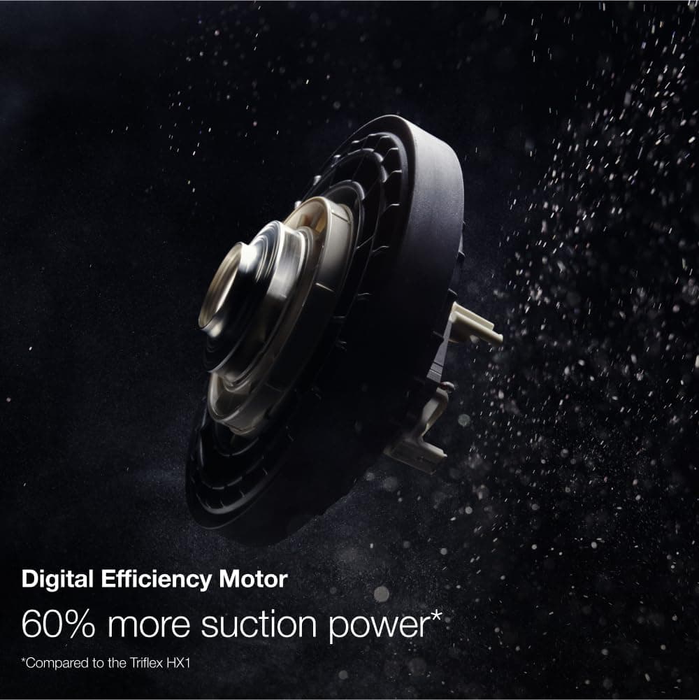 Miele Triflex HX2 جاروبرقی عصایی بی‌سیم – با طراحی منحصربه‌فرد ۳ در ۱ ثبت‌شده و فیلتر HEPA، رنگ سفید لوتوس. 683