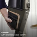 Miele Triflex HX2 جاروبرقی عصایی بی‌سیم – با طراحی منحصربه‌فرد ۳ در ۱ ثبت‌شده و فیلتر HEPA، رنگ سفید لوتوس. 684