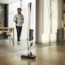 Miele Triflex HX2 جاروبرقی عصایی بی‌سیم – با طراحی منحصربه‌فرد ۳ در ۱ ثبت‌شده و فیلتر HEPA، رنگ سفید لوتوس. 686