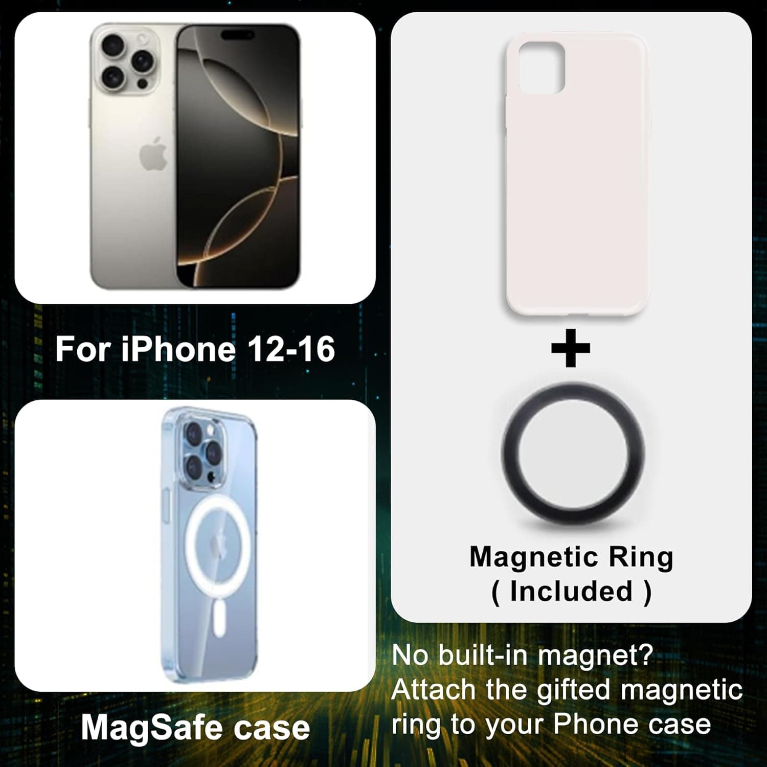 هولدر مغناطیسی گوشی برای خودرو – با پایه مکنده (Suction Cup) و قابلیت چرخش در زوایای بی‌نهایت، پایه تاشو مناسب برای شیشه جلو، میز یا سطوح صاف، سازگار با تمام گوشی‌های هوشمند. 804