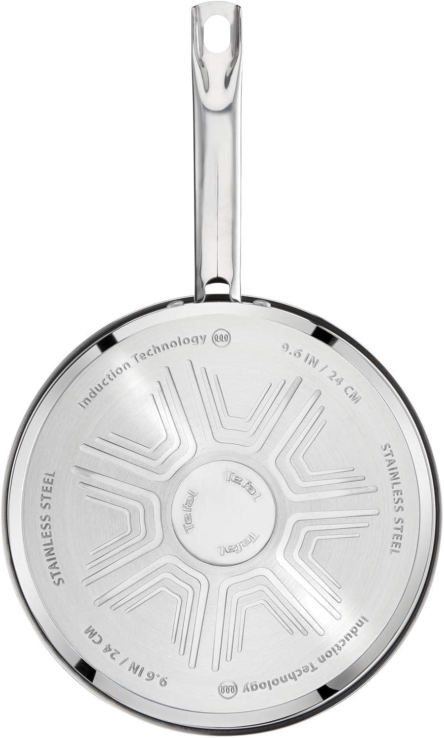 ست ظروف آشپزی TEFAL Cookware Set – Intuition – شامل ۸ تکه از جنس استیل ضد زنگ، مناسب برای اجاق‌های القایی (Induction)، با ۲ سال گارانتی. 886