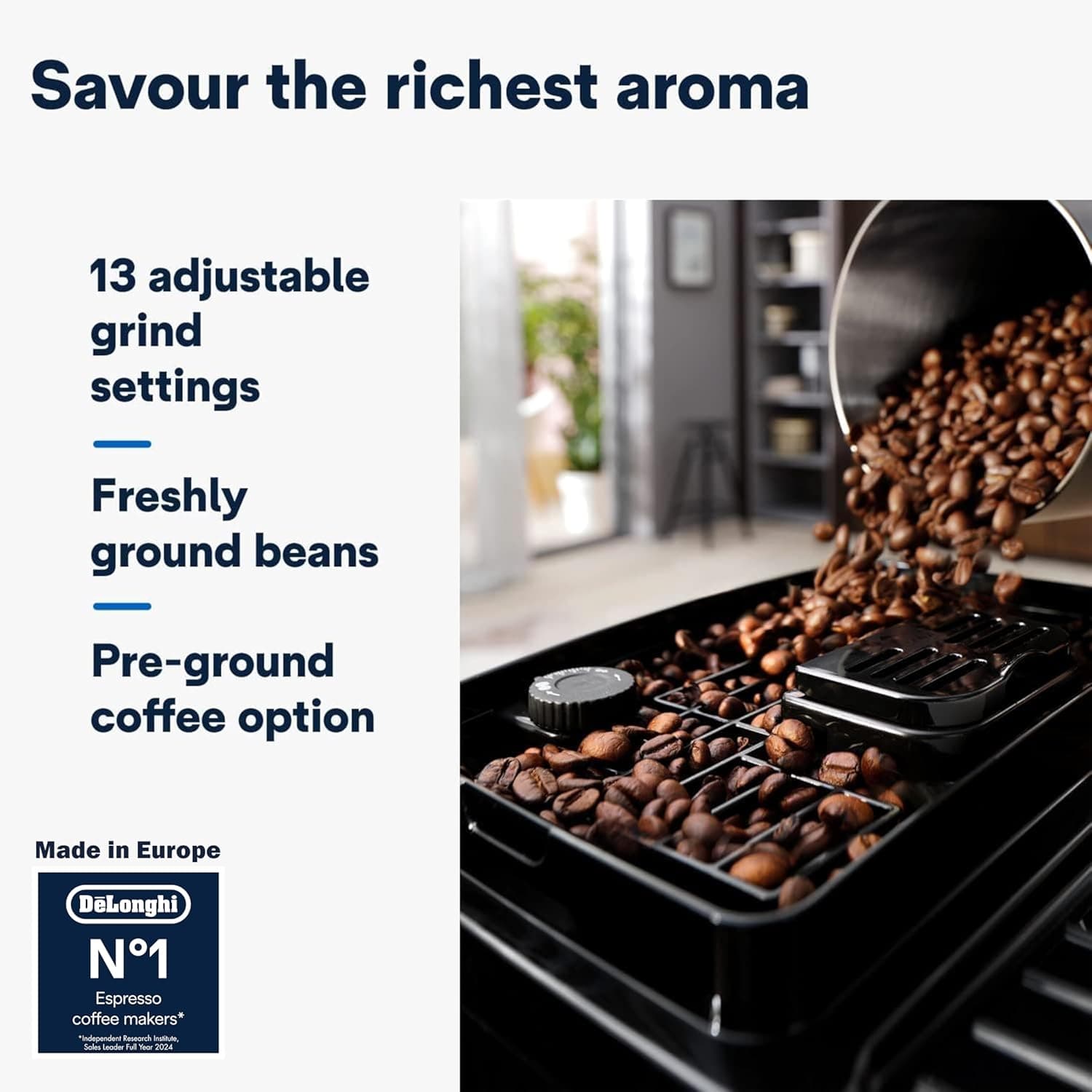 دستگاه قهوهساز تماماتوماتیک De'Longhi مدل MAGNIFICA START (ECAM222.20.B) 138