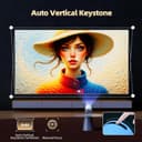 ویدئو پروژکتور مینی با Wi‑Fi و بلوتوث – قابل حمل، پشتیبانی از Full HD و 4K 208