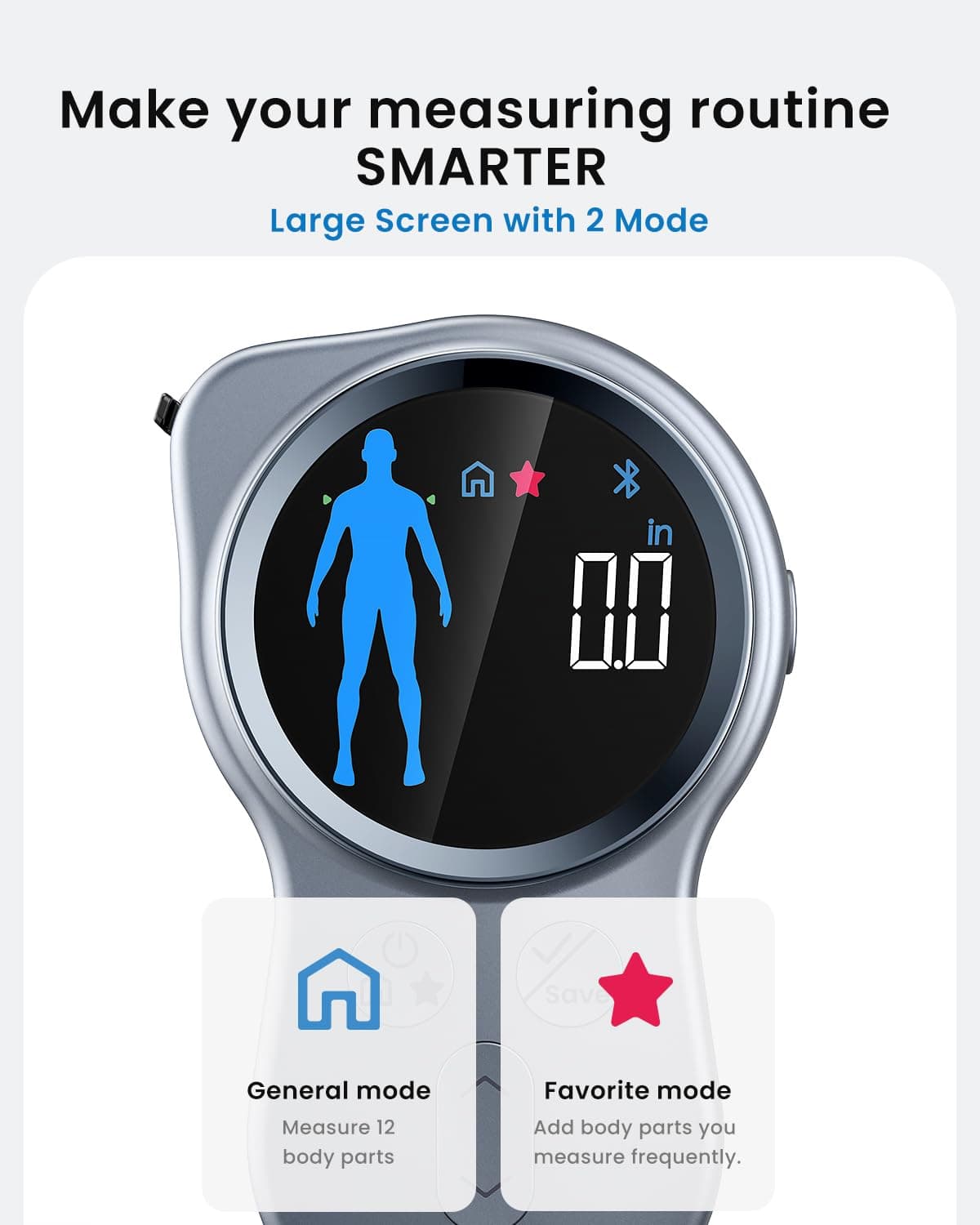 نوار اندازهگیری بدن RENPHO نسخه ارتقایافته