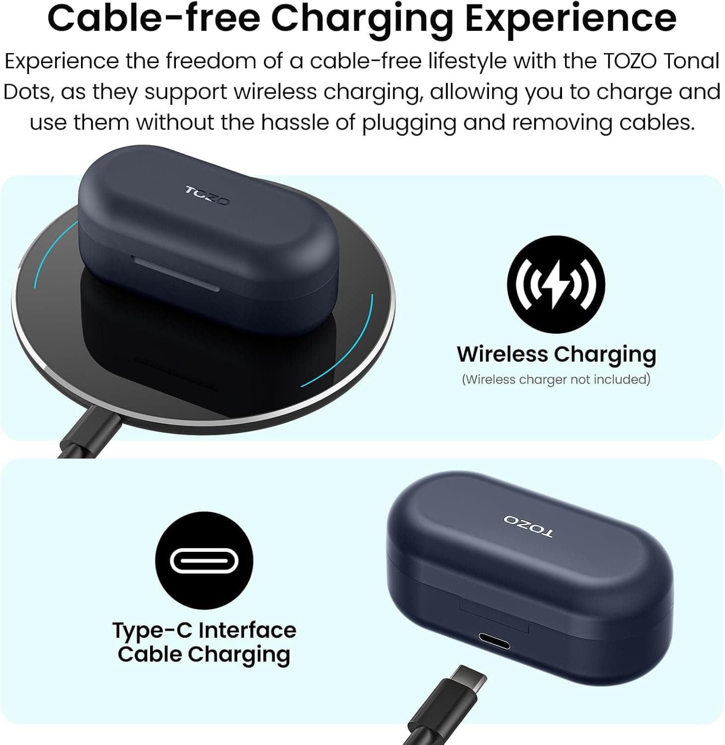 هدفون بیسیم TOZO T12 – Bluetooth 5.3 255