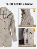 کاپشن بارانی زنانه SaphiRose 309