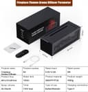 دستگاه پخشکننده عطر شومینه Flame، دستگاه آروماتراپی، دیفیوزر شعله ۷ رنگ ارتقایافته، مرطوبکننده اولتراسونیک مه خنک، دیفیوزر روغن اسانسی ۱۵۰ میلیلیتری با تایمر و خاموشی خودکار بدون آب برای خانه، اتاق و دفتر 3457